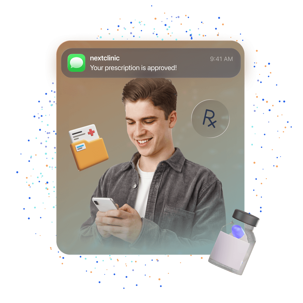 NextClinic doctor consulting with a patient via video call