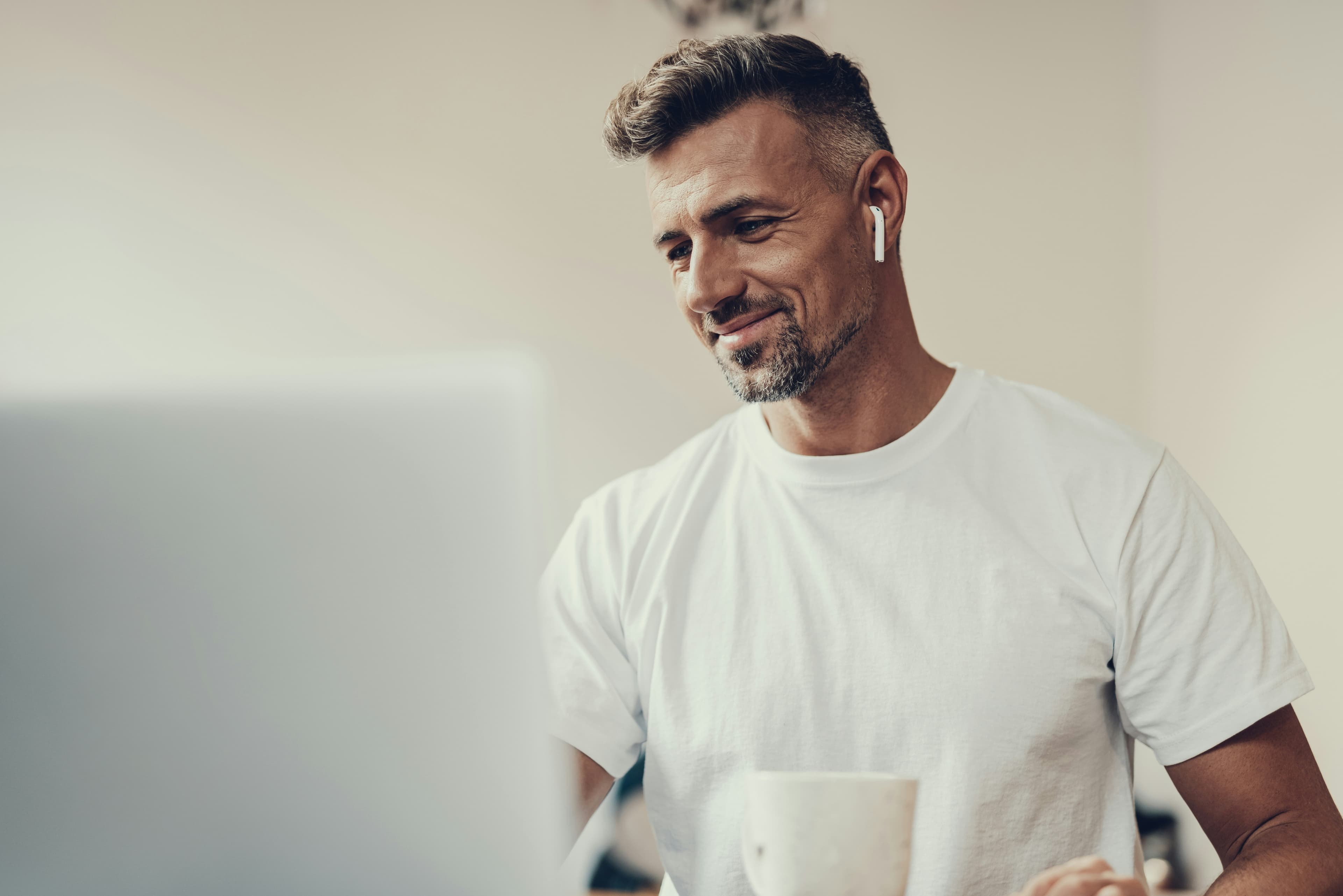 Image of a blue medicine pill on a white background