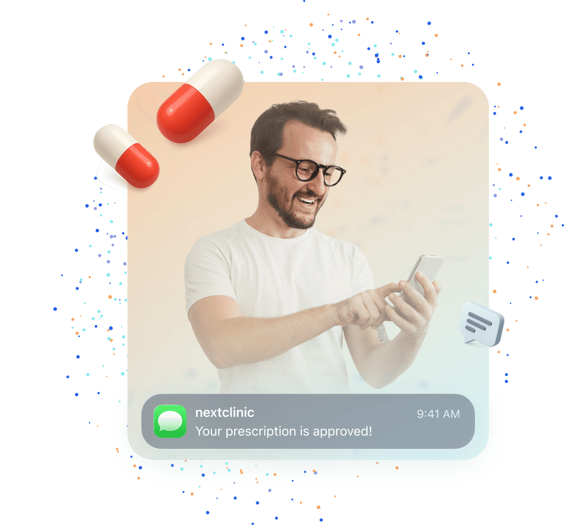 NextClinic doctor consulting with a patient via video call