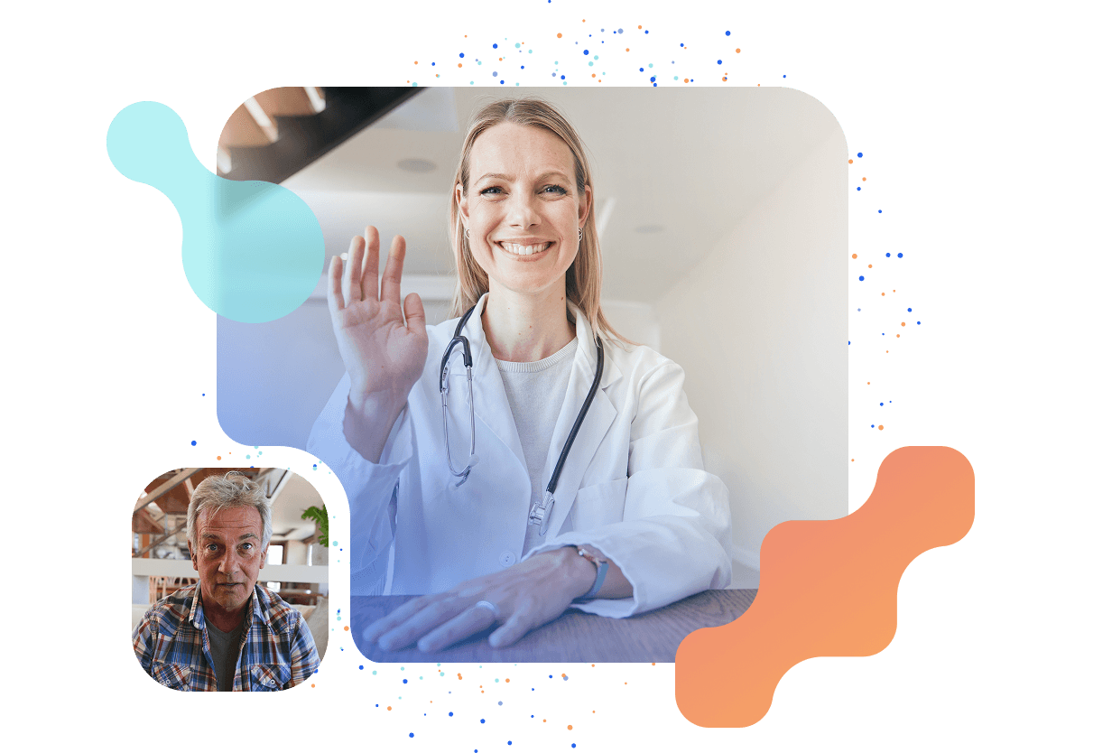 NextClinic doctor consulting with a patient via video call