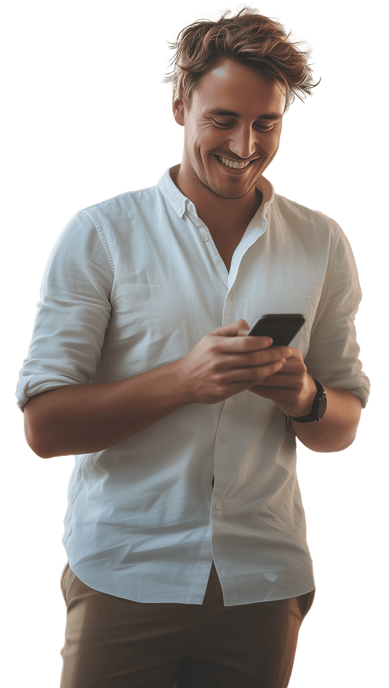 A QLD resident man applying a medical certificate online