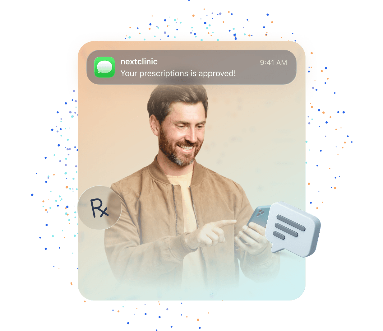 NextClinic doctor consulting with a patient via video call