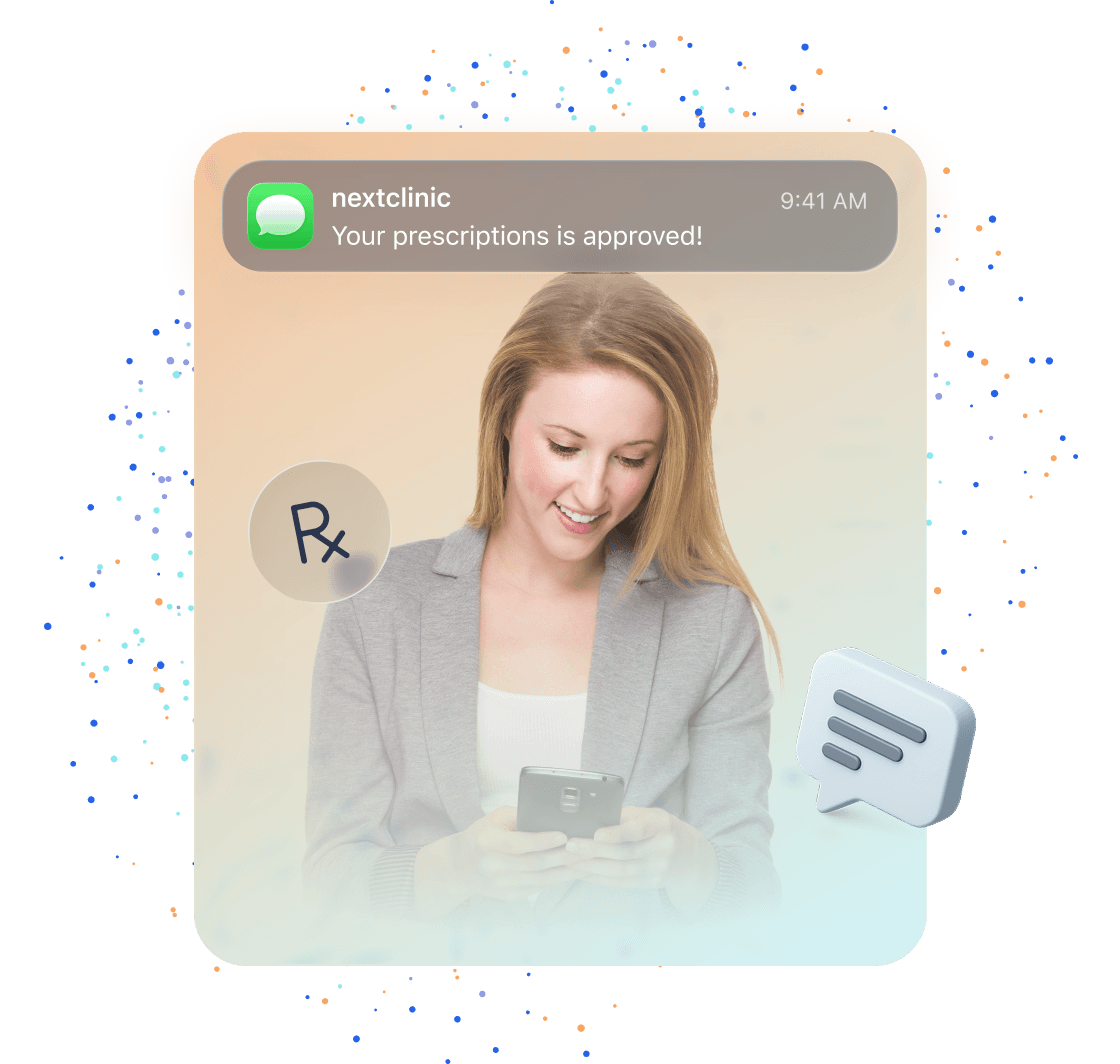 NextClinic doctor consulting with a patient via video call